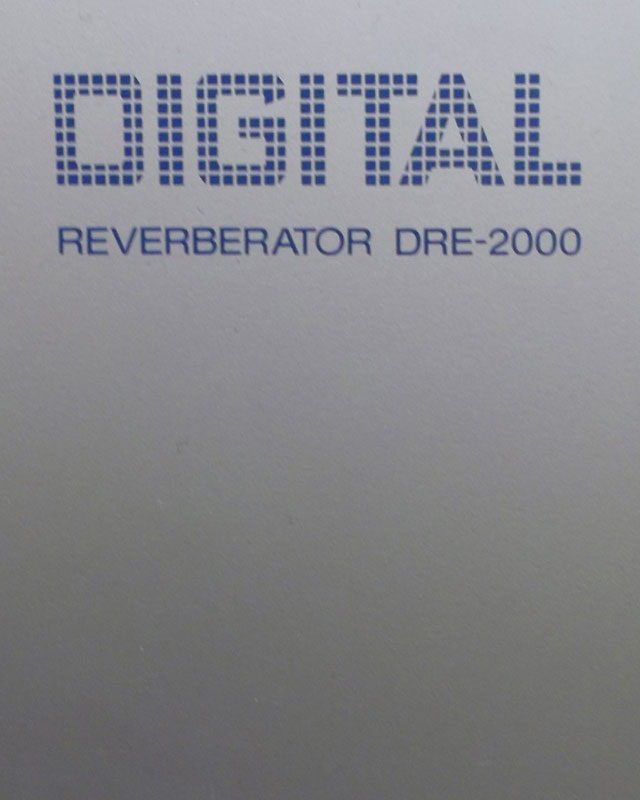 DRE2000 classic 1980s digital reverb