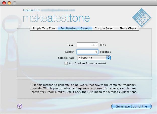 commercial audio test tone generator for sale