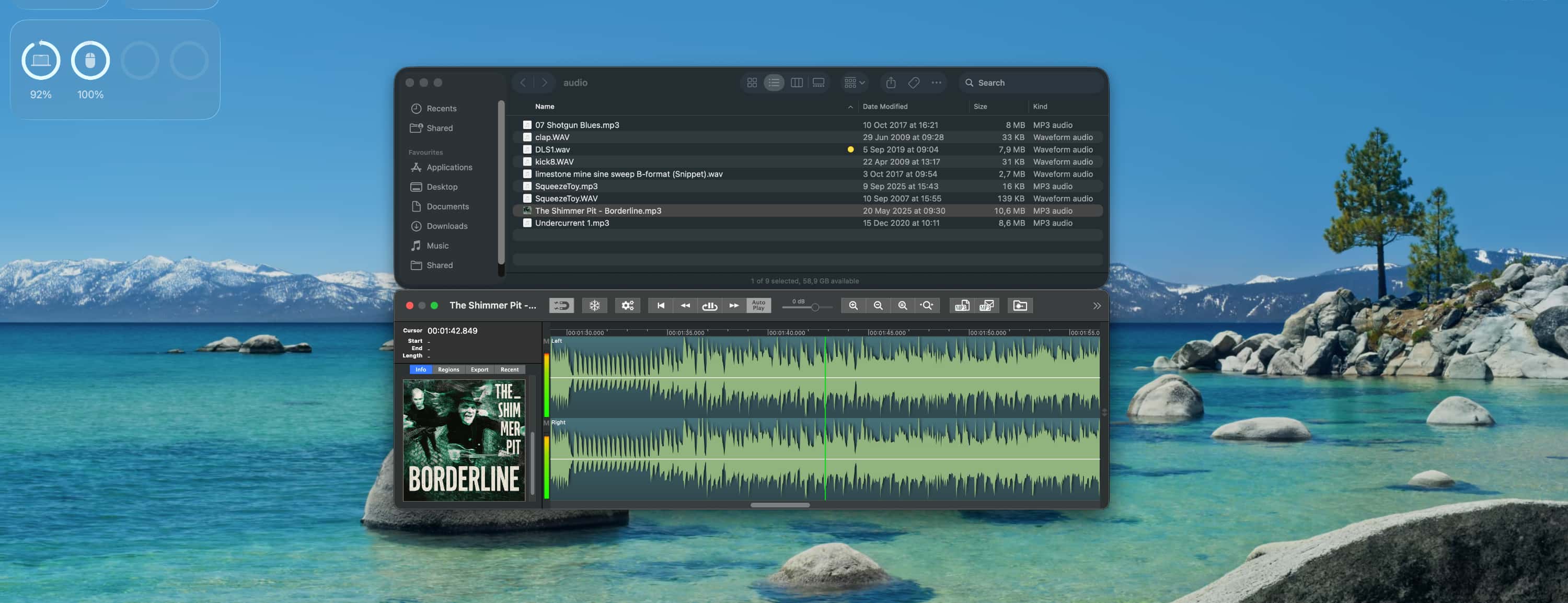 Snapper, view and edit audio file right in the Mac Finder