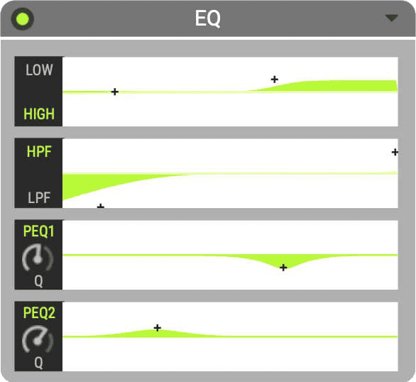 Speakerphone 3 feature EQ Equalizer